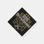Personalisiertes BrewHouse Best Craft Bier Ale Bar Serviette (Ecke)