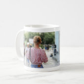 Personalisiertes Bridesmaid-Foto Hochzeitsgeschenk Kaffeetasse (Vorderseite Links)