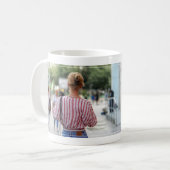 Personalisiertes Bridesmaid-Foto Hochzeitsgeschenk Kaffeetasse (Vorderseite Links)