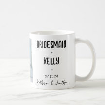 Personalisiertes Bridesmaid-Foto Hochzeitsgeschenk