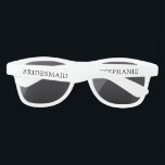 Personalisiertes Bridesmaid-Geschenk<br><div class="desc">Personalisierte Bridesmaid-Sonnenbrille. Einfach anzupassen. Holt euch noch heute!</div>