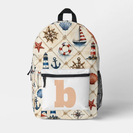 Personalisiertes Briefgeschenk Bedruckter Rucksack (Vorderseite)