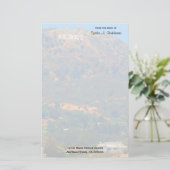 Personalisiertes Briefpapier Hollywood Hills (Stehend Vorderseite)