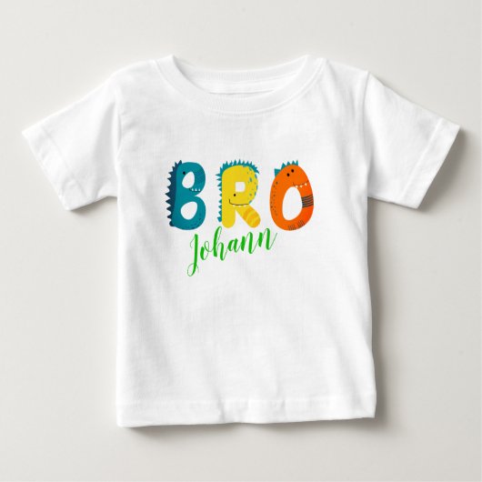 Personalisiertes BRO Baby T-shirt (Vorderseite)
