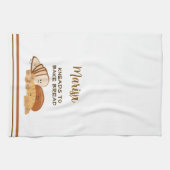 Personalisiertes Brot Lover Geschirrtuch (Horizontal)