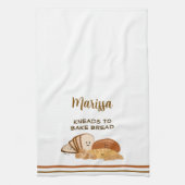 Personalisiertes Brot Lover Geschirrtuch (Vertikal)