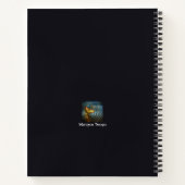 Personalisiertes Brot und Backrezeptorbuch Notizblock (Rückseite)