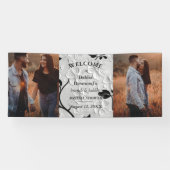 Personalisiertes Brunch & Bubbly Brautparty Willko Banner (Horizontal)