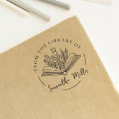 Personalisiertes Buch aus der Bibliothek | Buchübe Permastempel