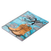 Personalisiertes Buch Blue Wood Barn Door Boots C (Linke Seite)