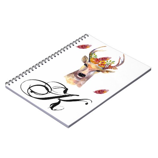 Personalisiertes Buch Buchboho Hirsche Buchkopf Br (Linke Seite)