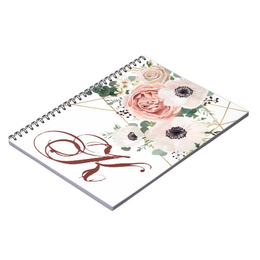 Personalisiertes Buch Geometrischer Garten Rose An (Linke Seite)