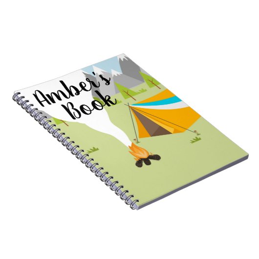 Personalisiertes Buch mit Camping (Rechte Seite)