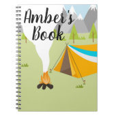 Personalisiertes Buch mit Camping (Vorderseite)