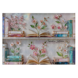 Personalisiertes Bücherregal Küchen-Glas-Schneidbr Schneidebrett