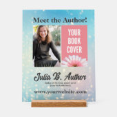 Personalisiertes Buchsignieren für Autoren Acrylschild (Vorderseite)