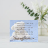 Personalisiertes Buchungsanfrage Poem Card Kinderd Postkarte (Stehend Vorderseite)