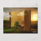 Personalisiertes Buchungsanfrage Poem Card Kinderd Postkarte (Rückseite)