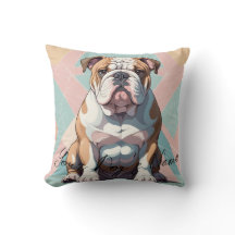Personalisiertes Bulldog-Pillow