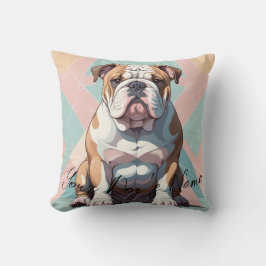 Personalisiertes Bulldog-Pillow Kissen