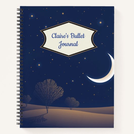 Personalisiertes Bullet Journal Notizblock (Vorderseite)