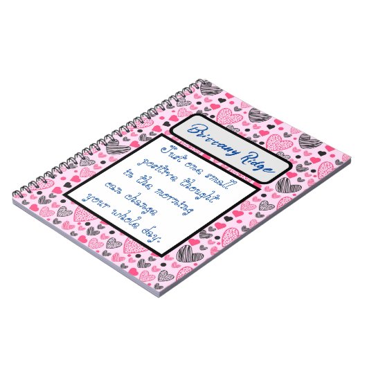 Personalisiertes Bullet Journal Notizblock (Linke Seite)