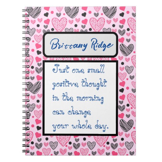 Personalisiertes Bullet Journal Notizblock (Vorderseite)