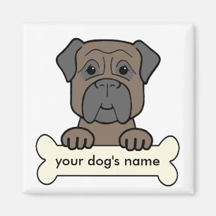 Personalisiertes Bullmastiff Magnet