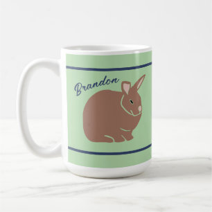 Personalisiertes Bunny Rabbit Kaffeetasse