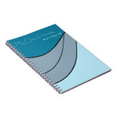 Personalisiertes buntes Notizbuch Notizblock (Rechte Seite)