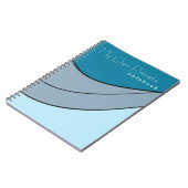 Personalisiertes buntes Notizbuch Notizblock (Linke Seite)