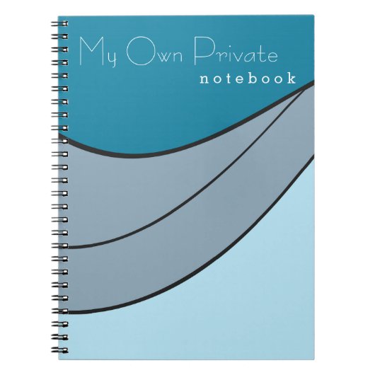 Personalisiertes buntes Notizbuch Notizblock (Vorderseite)