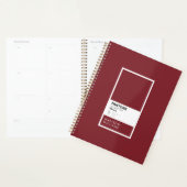 Personalisiertes Burgundy-Wine-Notebook | Individu Planer (Anzeige)