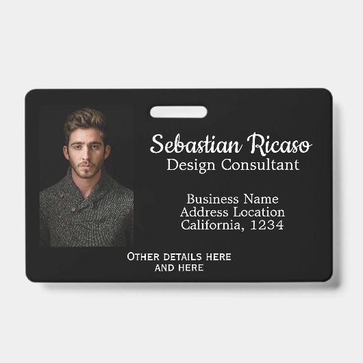 Personalisiertes Business Ausweis (Vorderseite)