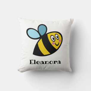 Personalisiertes Busy Bumblebee Muster Kissen