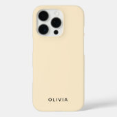 Personalisiertes Buttercreme-iPhone-Case | Benutze Case-Mate iPhone Hülle (Rückseite)