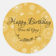 Personalisiertes Buttercup Geschenketikett