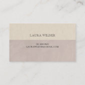 Personalisiertes Butterfly-Illustrations-Logo Visitenkarte (Rückseite)