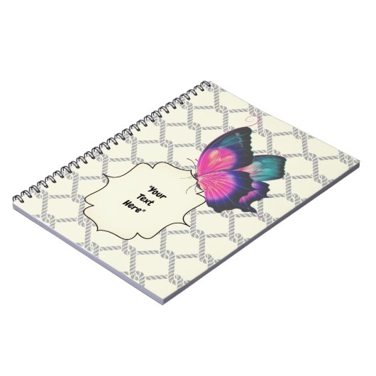 Personalisiertes Butterfly-Notebook Notizblock (Linke Seite)