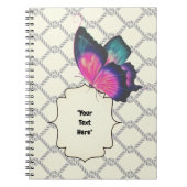 Personalisiertes Butterfly-Notebook Notizblock (Vorderseite)