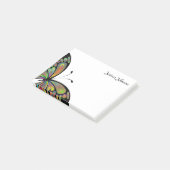 Personalisiertes Butterfly-Notizblock Post-it Klebezettel (angewinkelt)