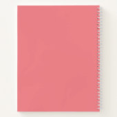 Personalisiertes Butterfy Spiral Notebook Notizblock (Rückseite)