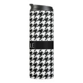 Personalisiertes BW-Hahnentrittmuster Thermosbecher (Nach rechts gedreht)