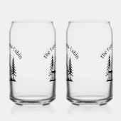 Personalisiertes Cabin Can Glass Trinkbehälter Set Dosenglas (Rechts)