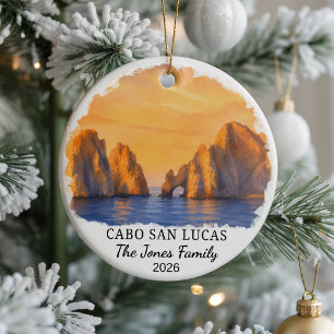 Personalisiertes Cabo San Lucas Keramik-Ornament,  Keramik Ornament