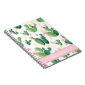 Personalisiertes Cactus Print Notebook Notizblock (Rechte Seite)