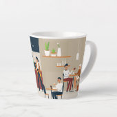 Personalisiertes Café Milchtasse (Rechte Ecke)