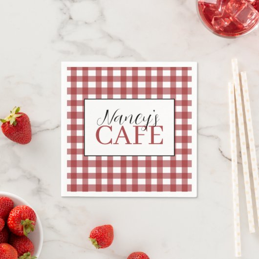 Personalisiertes Café Serviette (Beispiel)