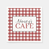 Personalisiertes Café Serviette (Vorderseite)