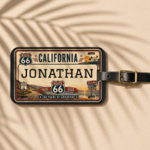 Personalisiertes California Route 66 Design